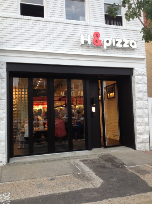 H &pizza During its Soft Opening