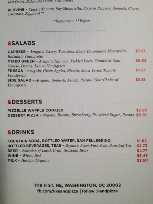 H&pizza Menu Part III