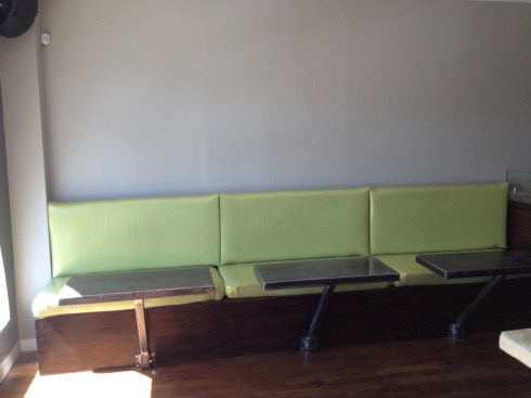 Seats at Newsom Tables on the Second Floor of Newsom