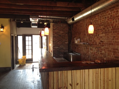 Upstairs Bar and Doors out to Patio at Sol Mexican Grill