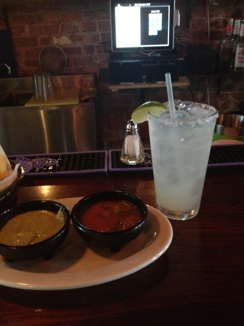 Margarita with Chips and Salsa at Sol Mexican Grill