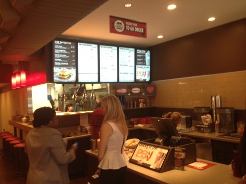 Interior of Dupont Smashburger