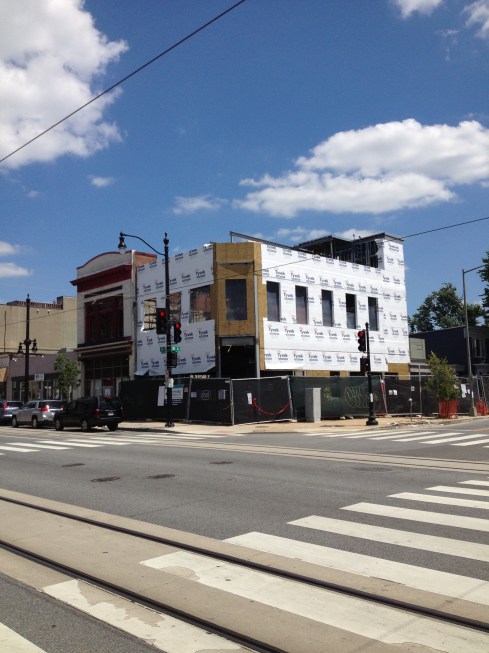 Construction at Ben's Chili Bowl on H Street