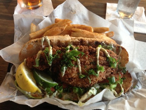 Catfish Po Boy at Po Boy Jim's