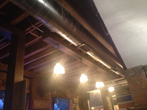 Ceiling at Kitty's Saloon