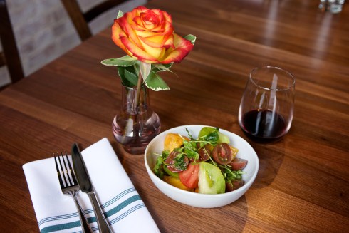 Simple Heirloom Tomato Salad at DC Harvest