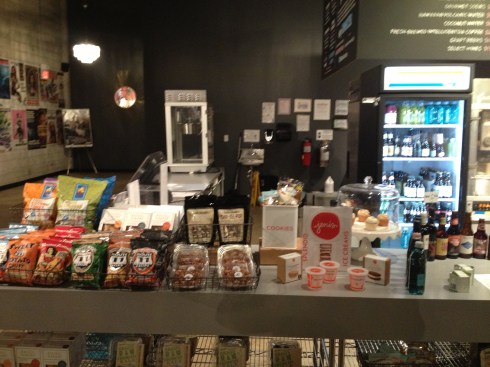 Concessions Stand at Angelika Pop-Up Theater