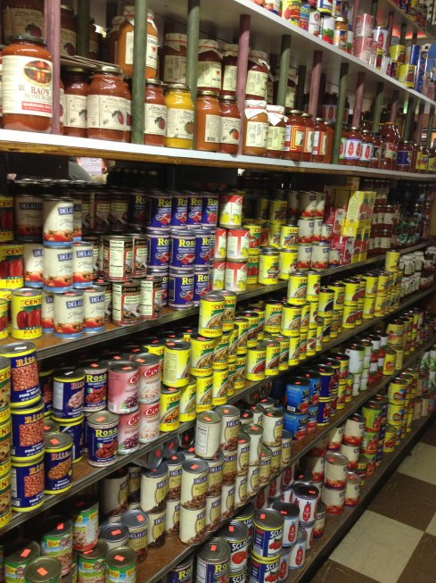 shelves at a litteri