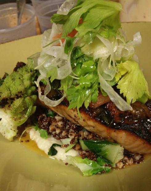 Blood Orange Glazed Salmon at Watershed