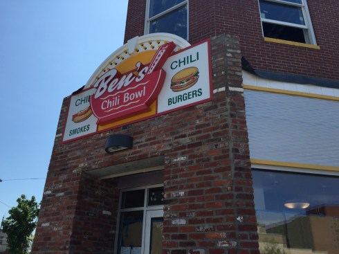 Signage Up at Ben's Chili Bowl on H Street