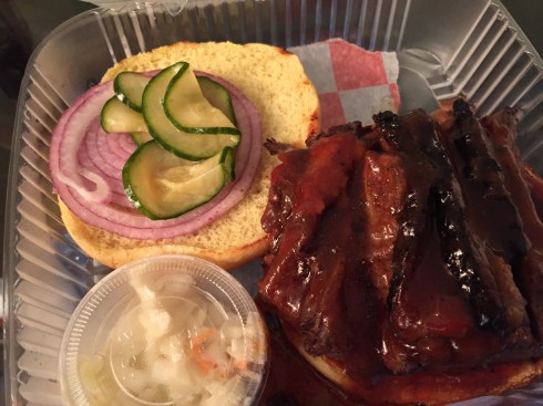 Brisket at TD Burger