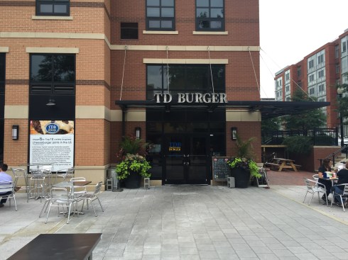 Patio at TD Burger