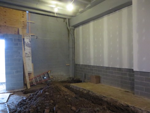 Future Tasting Room Area at Cotton & Reed