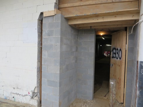 The Front of Future Cotton & Reed. Will Be Glass Roll-up Window