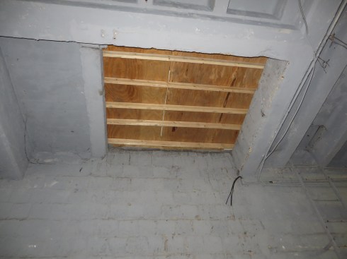 Ceiling Access to Second Floor for Distillation Tank