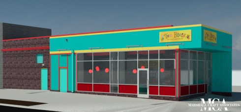 Design for Outside of Two Boots on H Street