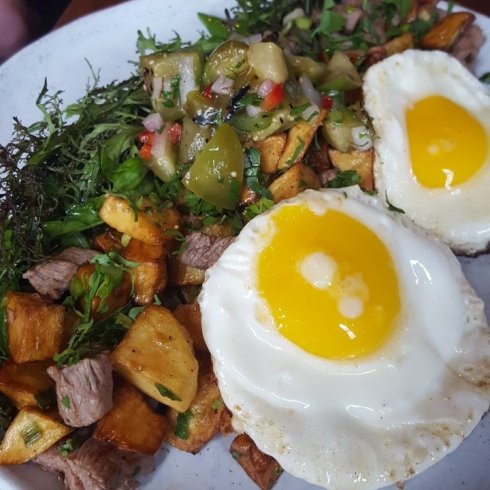 New Tri Tip Steak and Eggs at DC Harvest