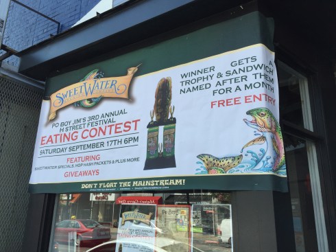 Po Boy Eating Contest at Po Boy Jim