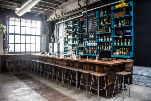 Interior Bar Area at Cotton & Reed